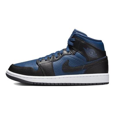 Air 1 Mid SE Split - French Blue Damen Sneaker Schwarz Weiß DR0501-401