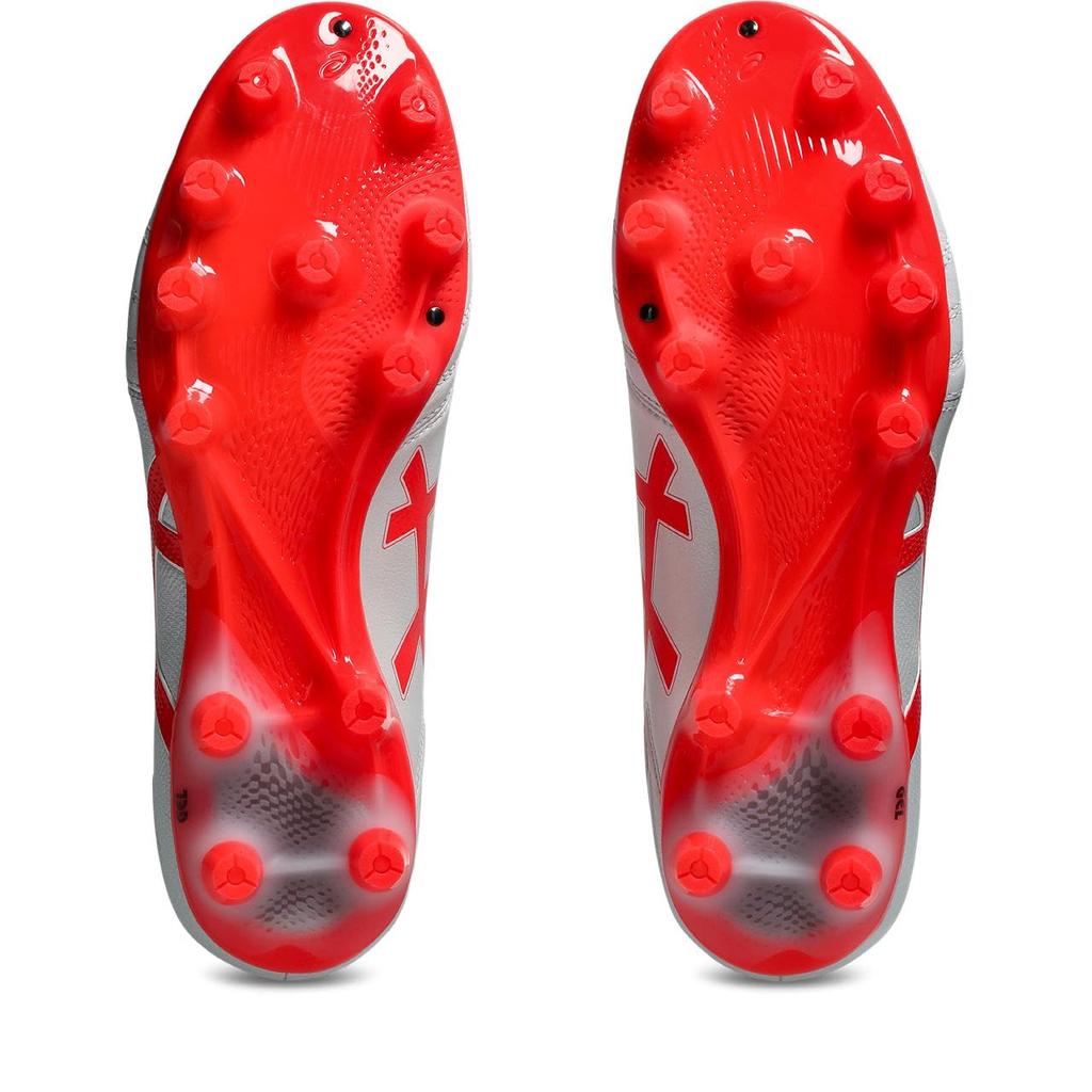 Asics DS LIGHT PRO 1103A110 Soccer Unisex Size 104 3E Shoes, Adult, (White/Flash Red), 26.5 Cm,