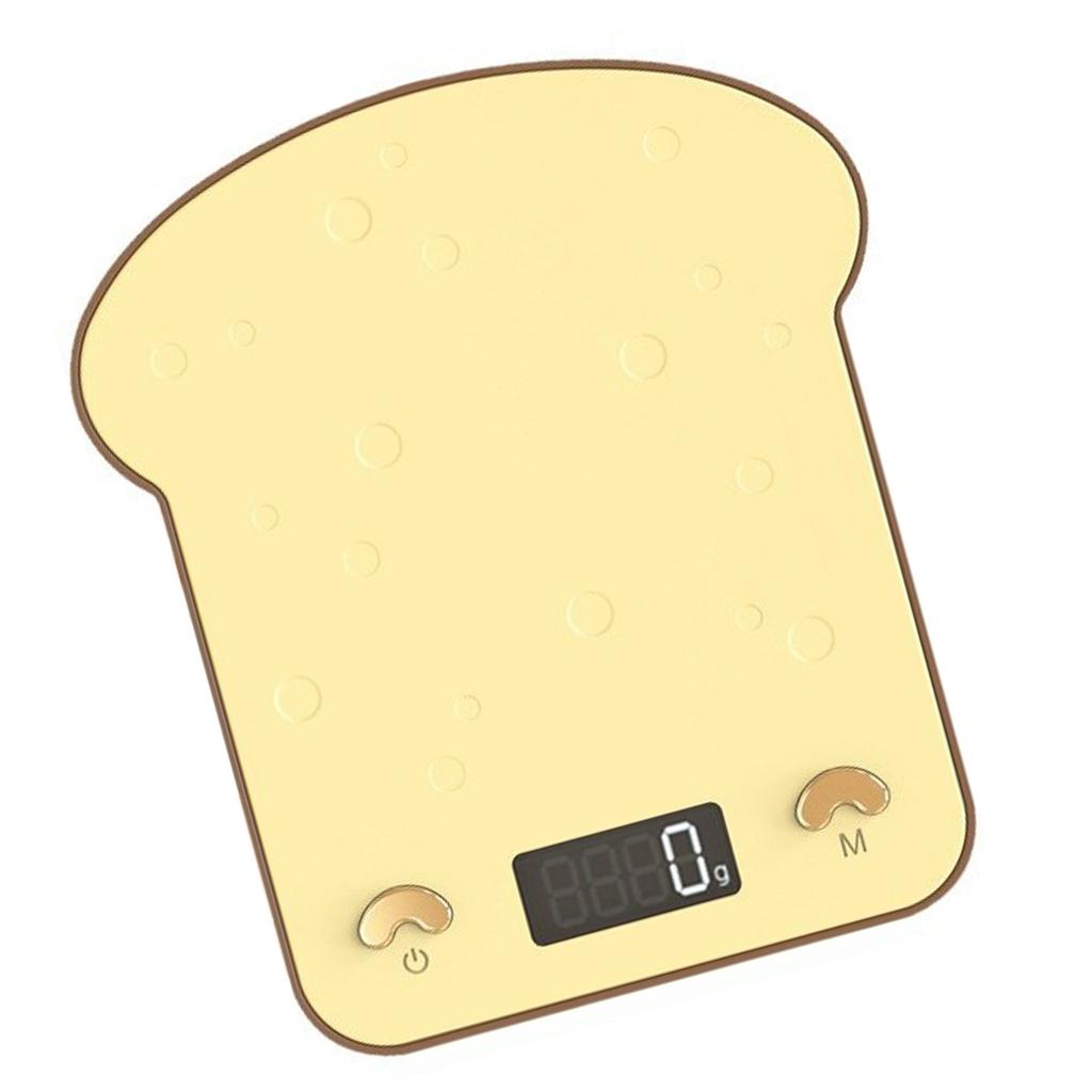 High Precision Digital Kitchen Scale Digital Wighting Scale with Unique Toast Designs for Home Baking Enthusiasts