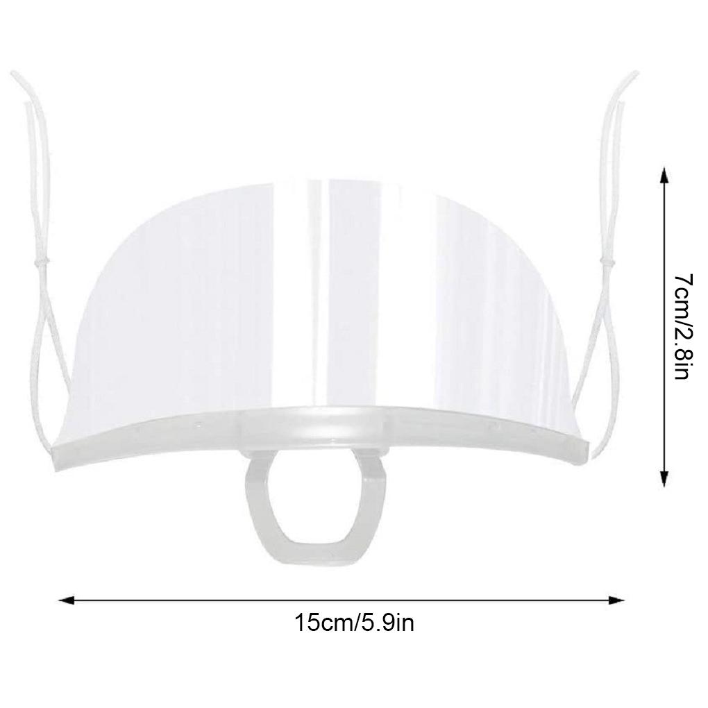 10 Stück Koch Anti-Beschlag Abdeckung Wiederverwendbar Transparent Hygiene Sicherheit Gesichtsschild Kunststoff Spritzschutz Küchenmaske Kellner Verwendung