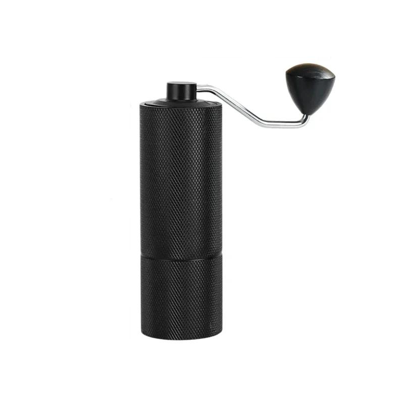 

Manual Stainless Steel Coffee Grinder High Quality Portable with Double Bearing Positioning Italian Household Grinder