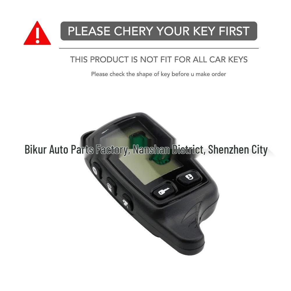 Tomahawk TW9010/9020 Key Cover: Honeycomb Design, Two-Way Alarm, Russia Compatible