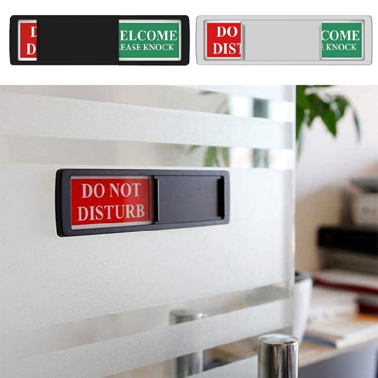 Do Not Disturb Vacant In Use Door Sign Privacy Slider for Home and Office Use
