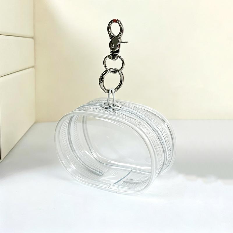 Portable Cat Food Feeding Bag With Transparent Body Compact Size For Outdoor Travel Hiking Camping With Cats