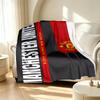 Football United F.C Pattern Blanket for Home Decoration, Bed, Sofa, Car Travel, Camping, Suitable for All Seasons, Birthday Christmas Gift