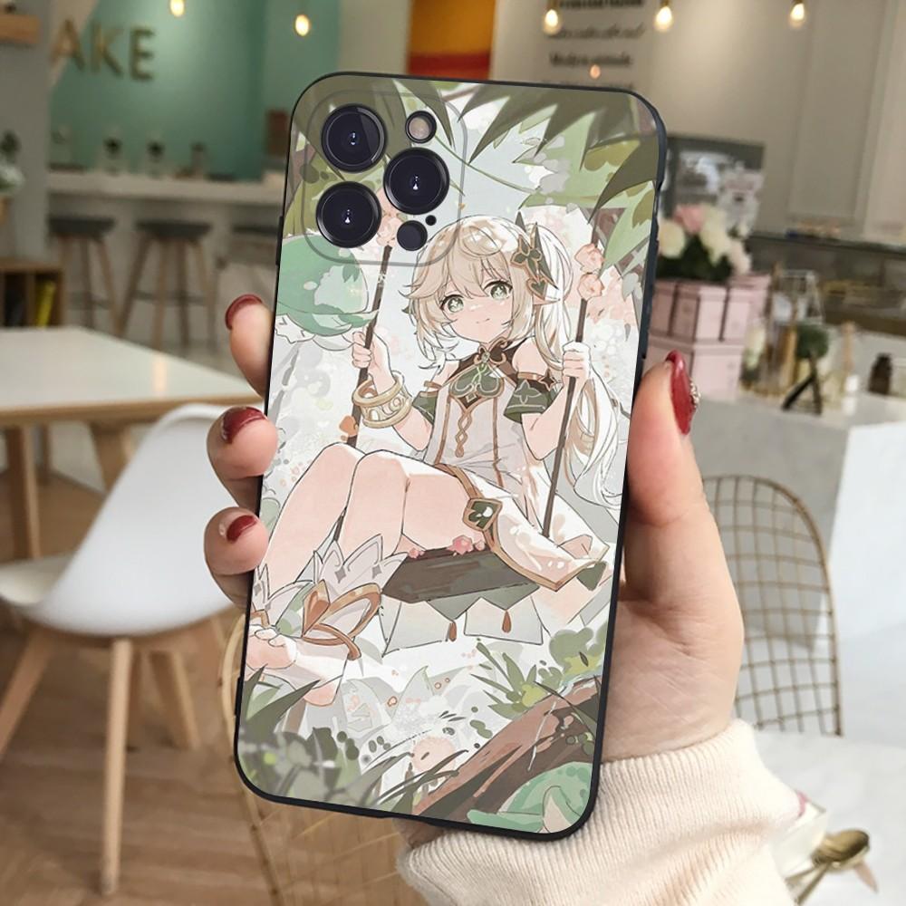 

Nahida Genshin Impact Phone Case Silicone Soft for iphone 16 15 14 13 12 11 Pro Mini XS MAX Plus X Cover iPhone 16 pro