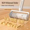 Reusable Foldable Lint Roller with Sticky Replacement Paper for Cleaning Clothes, Bed, and Hair