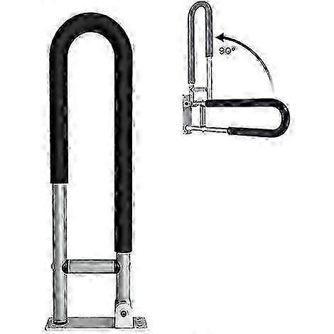 Handicap Grab Bars For Enhanced Safety, Heavy Duty Toilet Handicap Bar With Ergonomic Non-Slip Cover Ensures Secure Grip, Wall Mount Handicap Grab