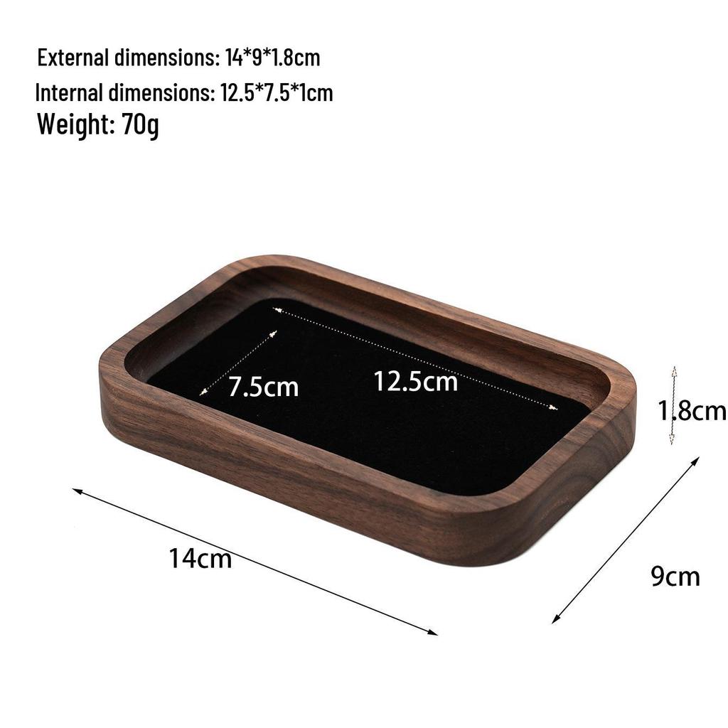 Walnut Jewelry Display Stand for Necklaces, Ear Studs, Earrings, Ornaments – Chinese Style Jewelry Store Prop