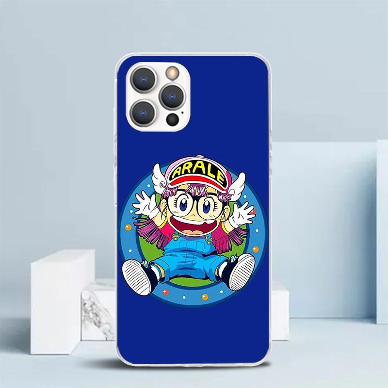 Dr Slump Arale Anime Phone Case For IPhone 16 17 Air 16E 15 14 Plus 13 Mini 12 11 Pro Max 7 8 + SE 2020 Soft TPU Back Cover 16 1