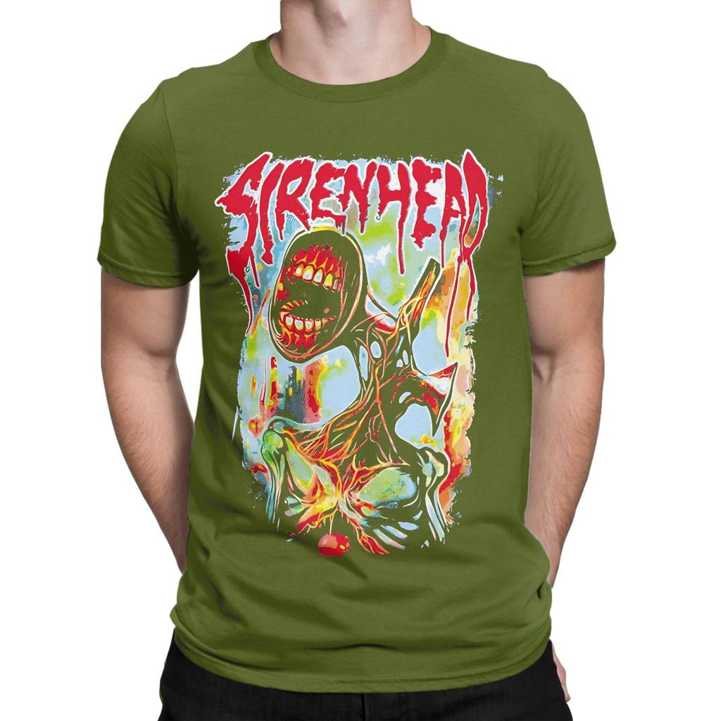 Sirenhead Gift Perfect Novelty Graphic 100 Cotton Tshirt Siren Head Tops Tees For Unisex