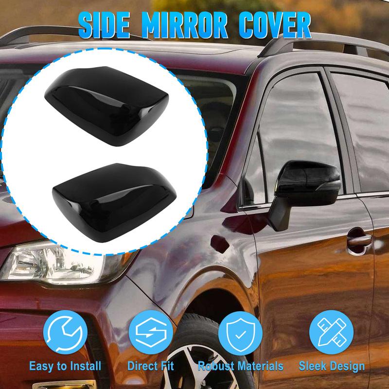 2PCS Replacement Rearview Side Mirror Covers Cap for Subaru Forester 2014-2018 Outback Legacy Facelift 2013-2016 91059AJ200