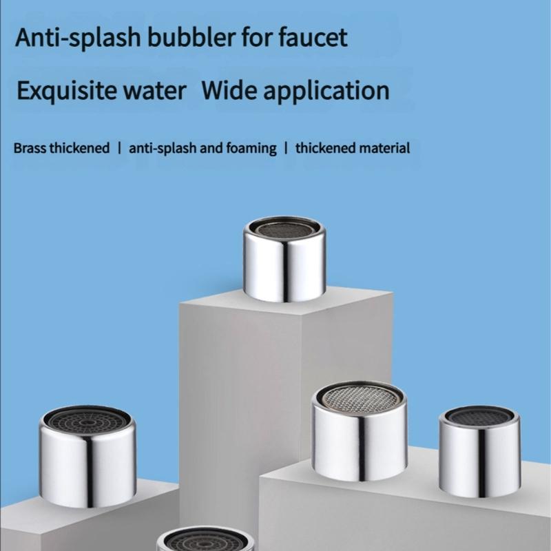 Starker Wasserhahnfilter Belüfterkopf Wassersparendes Design Universeller Messing-Belüftereinsatz Schnellbefestigung für Wasserhähne