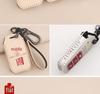 Kaiyi Kunlun Key Case Set for 300/500 New Energy Vehicles (2023) - Leather Key Protection with Buckle.