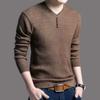 Spring Autumn Men Long Sleeve Basic Striped Sweaters Fashion Korean Male Clothes Loose Bottoming Casual Knitted Pullovers Tops