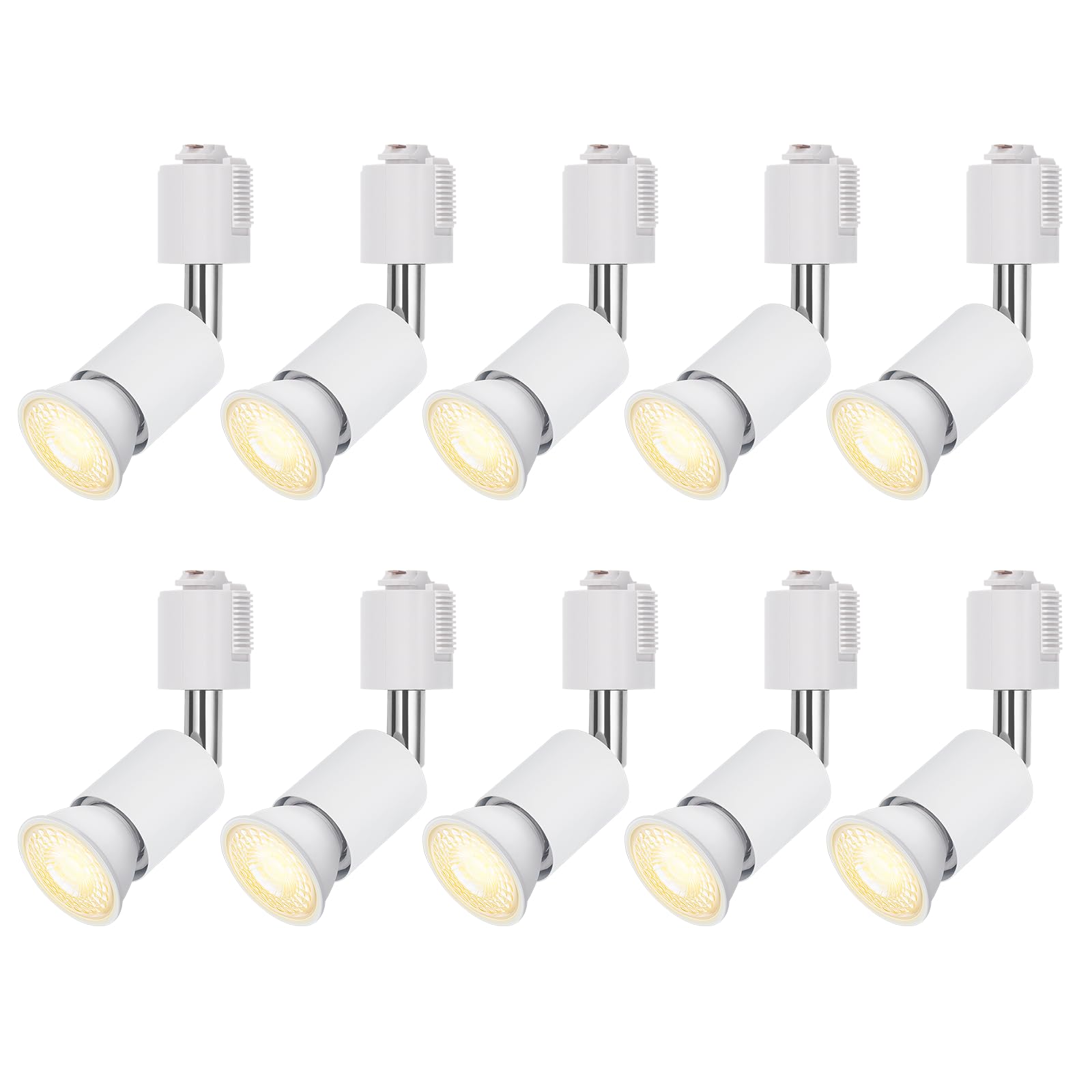 

Точечный светильник на шинопровод DiCUNO, цоколь E26, в комплекте светодиодные лампы (Эквивалент 60 Вт), Теплый белый, 6 Вт, для осветительных шин, светильник для шинопровода, высокая яркость,