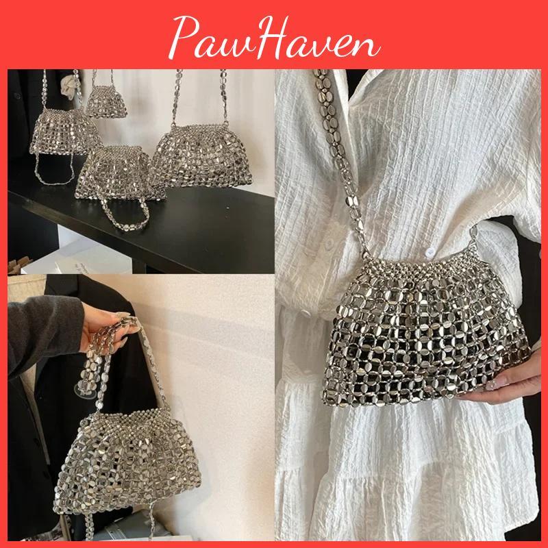 Bag Shoulder Chain Diagonal Cross With Two Detachable Shoulder Design Straps