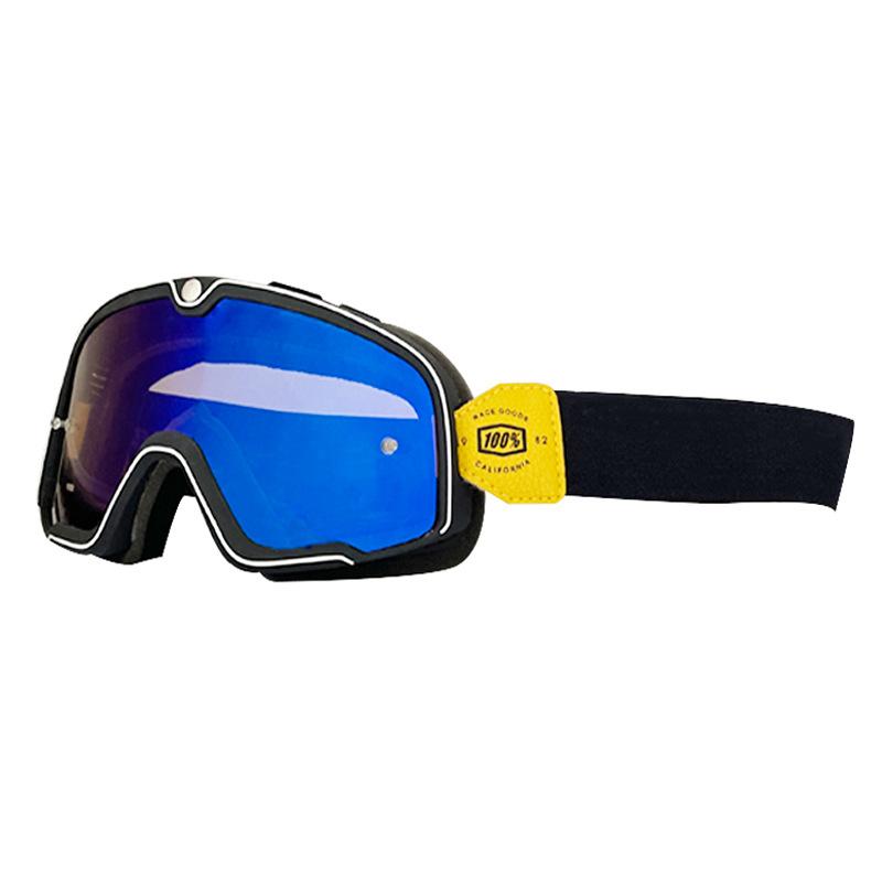 Brille Motorradbrille Vintage Lokomotive Harley Helmbrille Outdoor Sport Windschutz