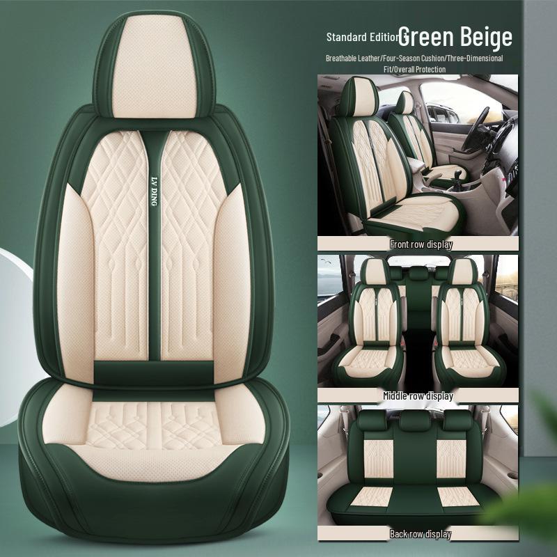 Fundas de Asiento de Cuero Envolvente Completo Baojun 730 para 7 Plazas (2+2+3), Cojines para todas las estaciones.