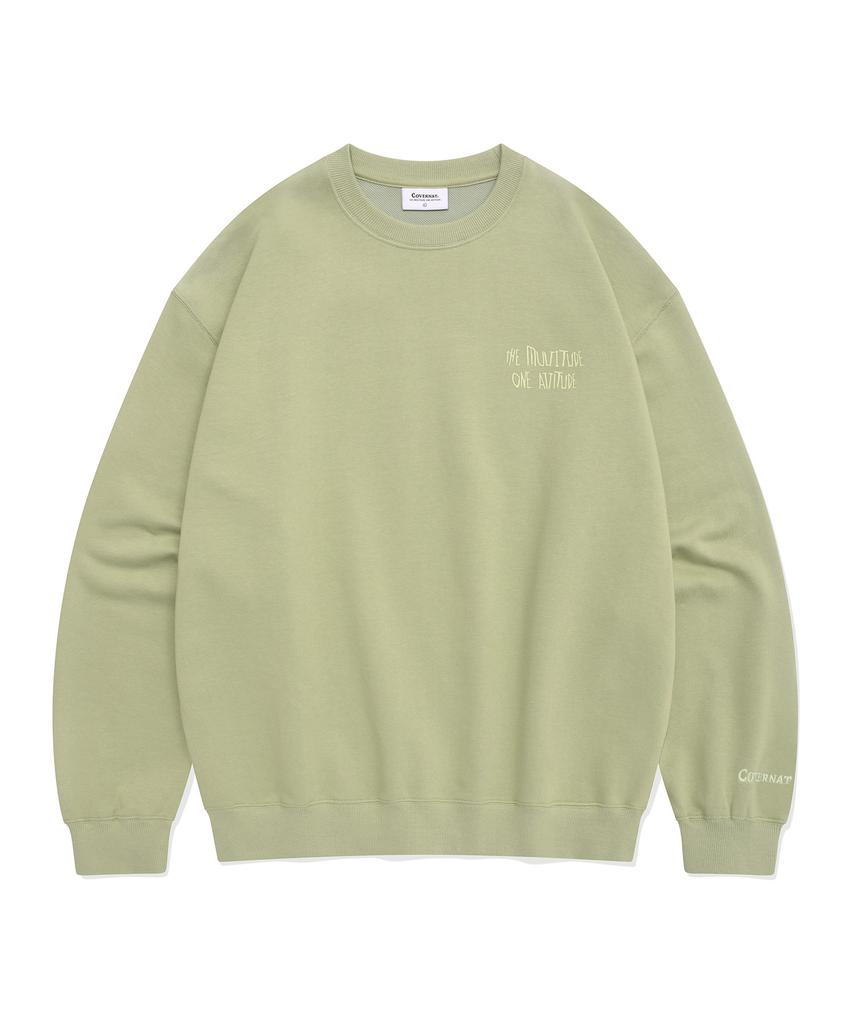 COVERNAT Sketch Sweatshirt Sage Green