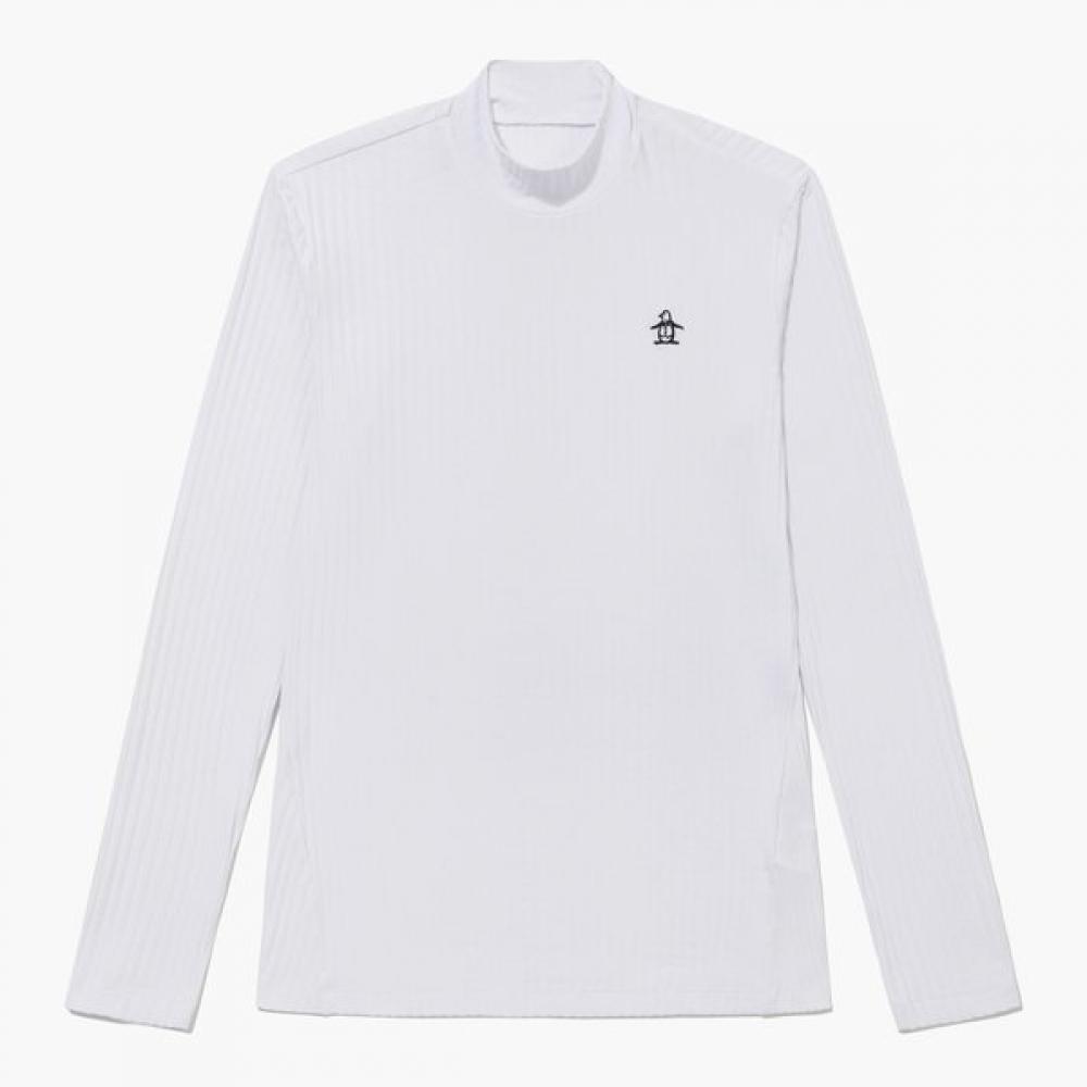 Munsingwear Women Rib Mock Neck Inner White Mr122ltl14 WHWH_WHITE-WHITE/S