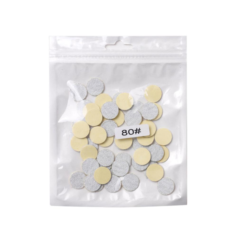 50Pieces Feet Grinder Sandpaper Sanding Disc Pedicure Tool Sanding Discs Sandpaper for Hard Dead Skin Cracked Heel
