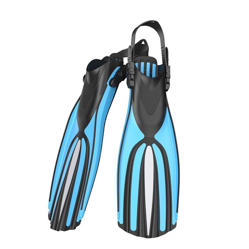Long Blade Snorkeling Fins Scuba Diving Freediving PVC Rubber Swim Adults S/M To L/XL Sizes