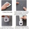 Waterproof Automatic Toothpaste Dispenser Wall Mount Toothpaste Squeezer Toothpaste Holder Bathroom Tools Accessories