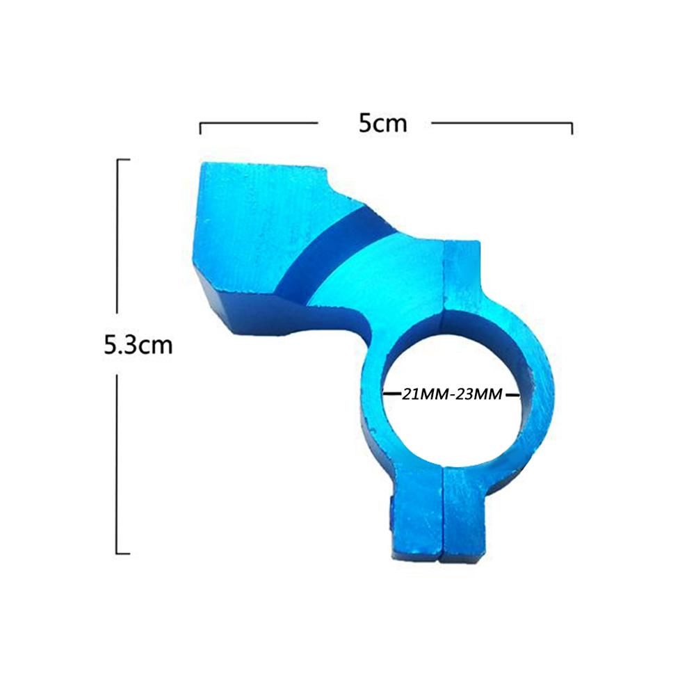 2Pcs  22mm 7/8" Handlebar Motorcycle ATV Rear View Mirror Bracket Mount Adapter Holder Clamp Screw CNC