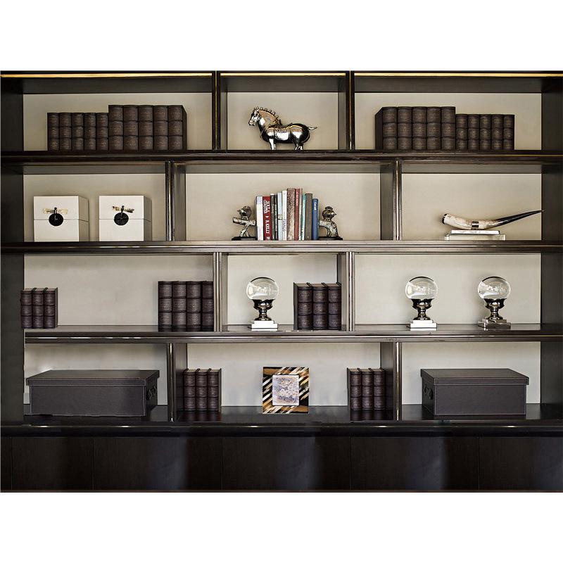 High-Definition Douyin-Moderator-Hintergrund: Bücherregal Bürodeko