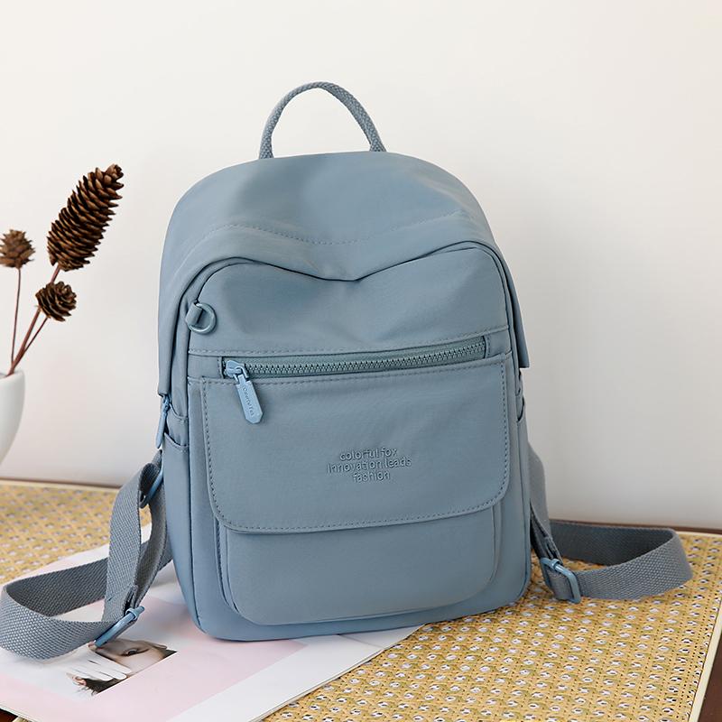 Zaino impermeabile in nylon da donna - Daypack leggero ad alta capacità per scuola, lavoro e viaggi