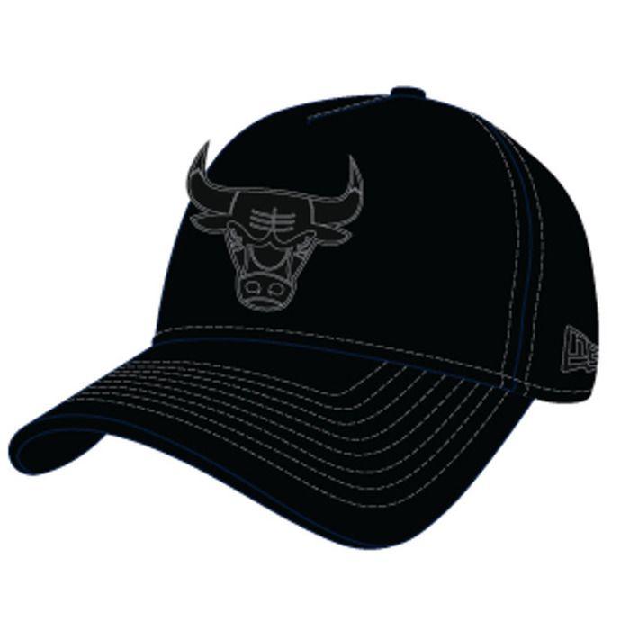 Casquette de baseball - New Era - Chicago Bulls - Noir - Tissu léger - Mixte