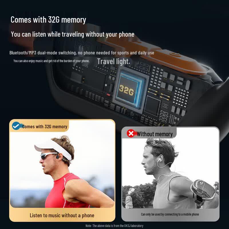 OKSJ C10 Bone Conduction Sports Bluetooth Earphones