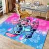 Office Rug Stitch, Love theme 3D Printed Anti-Slip Rug-Machine Washable for Living Room