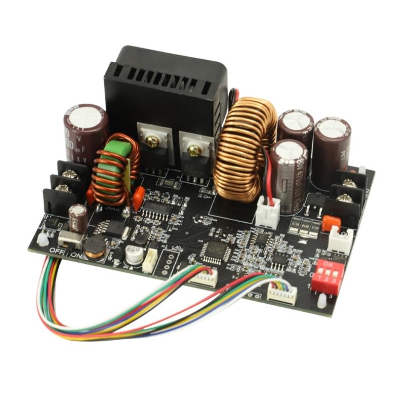 DC Buck Module,Adjustable Buck Converter Step Down Voltage-Regulator 6-70V to 0-60V 20A LCD Power Supply