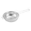 Stainless Steel Single Handle Fine Mesh Rice and Vegetable Washing Sieve Basket