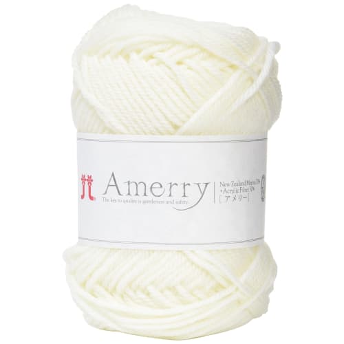 

Hamanaka Amelie Wool Thick Col.20 White 40g Approx. 110m 2261