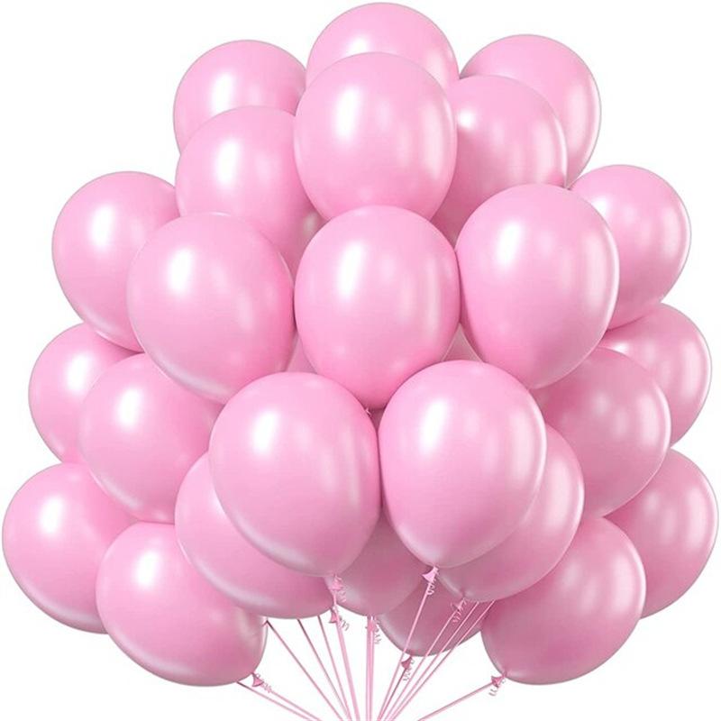 20pcs Ouro Preto Rosa Látex Balões Festa de Aniversário Decoração Adulto Casamento Decoração Hélio Globos Chá de Bebê Balão