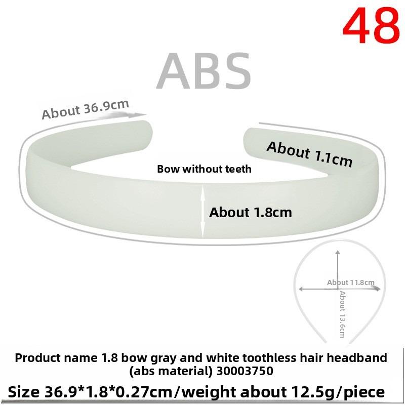 Smooth Rough Hair Band Base PlateToothless Gray-white Rough Hair Band Long Hair Accessory