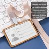 Aluminum Alloy ID Badge Lanyard with Card Holder