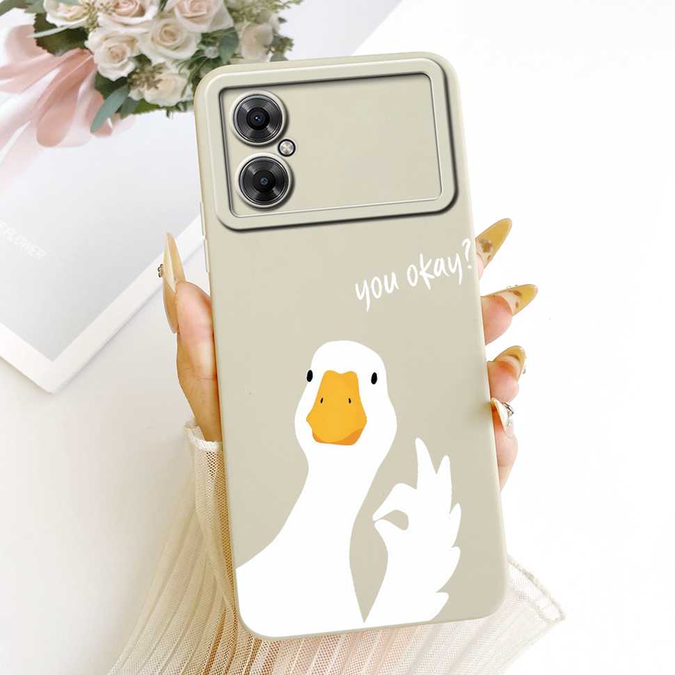 Sunflower Cartoon Cover For Xiaomi Poco M4 5G Cases Soft Silicone Phone Case For Xiaomi Poco M4 PocoM4 5G ShockProof Bumper