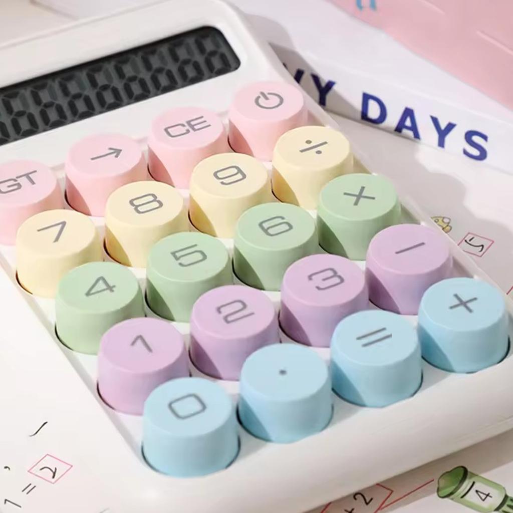Calculator Office Use Mechanical Keyboard Calculator Accounting CuteMini Small Desk Student Calculator
