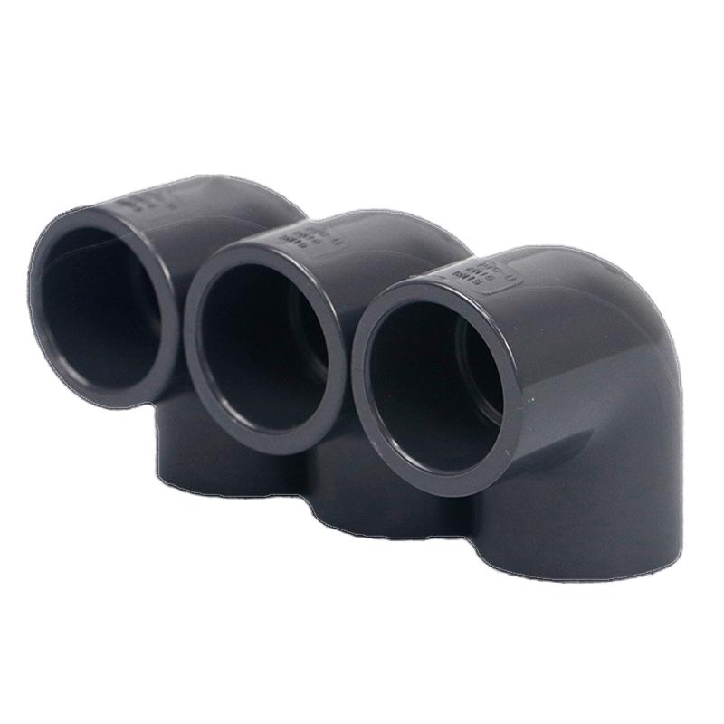 Taizhu UPVC 90-Degree Right Angle Water Supply Pipe Elbow Fitting