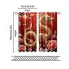 2 pcs   filtering curtains (excluding rods   non-movable   without batteries) Golden Dragon for use in bedrooms and living rooms