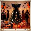 Black Velvet Door Hanging Ornament 115cm Oversized Tree Topper Bow  Christmas Party