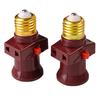 1 Stück E27 Schraubsockel Lampenfassung Konvertieren zu mit Schalter Lampenbirnenfassung Adapter