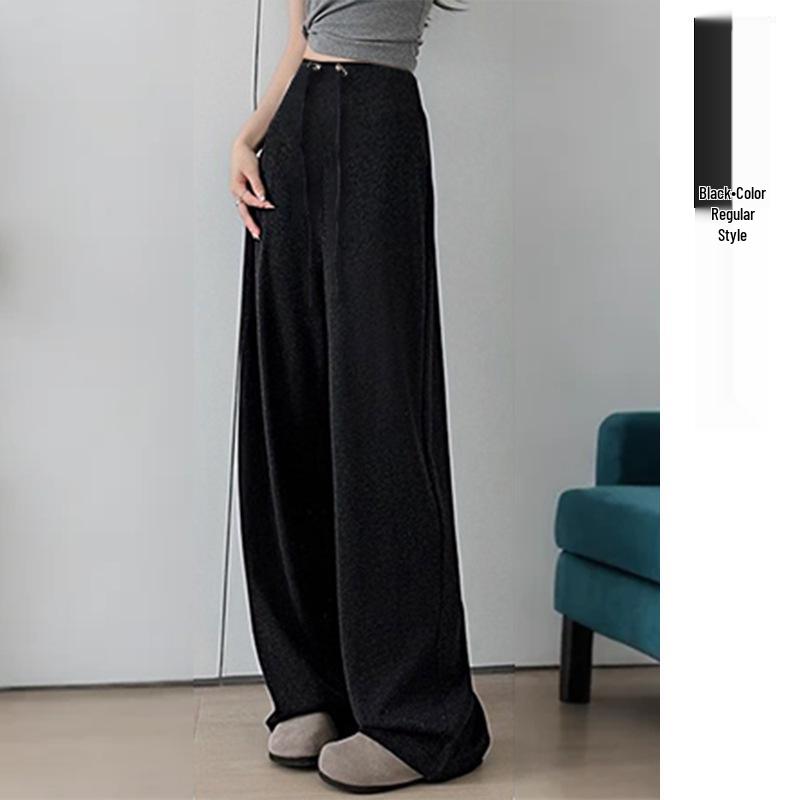 Spring Slim Fit Maternity Pants: Flattering Wide-Leg, Straight-Leg Drape 2XL