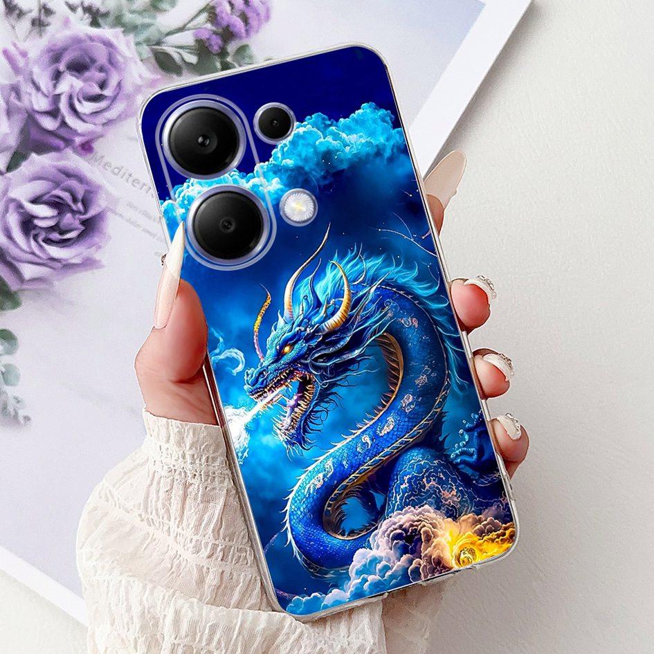 Pro pouzdro Xiaomi Redmi Note 13 Kryt Note 13 Pro Populární malovaný květinový měkký silikonový kryt na telefon Pro Redmi Note13 Pro 4G 5G Funda