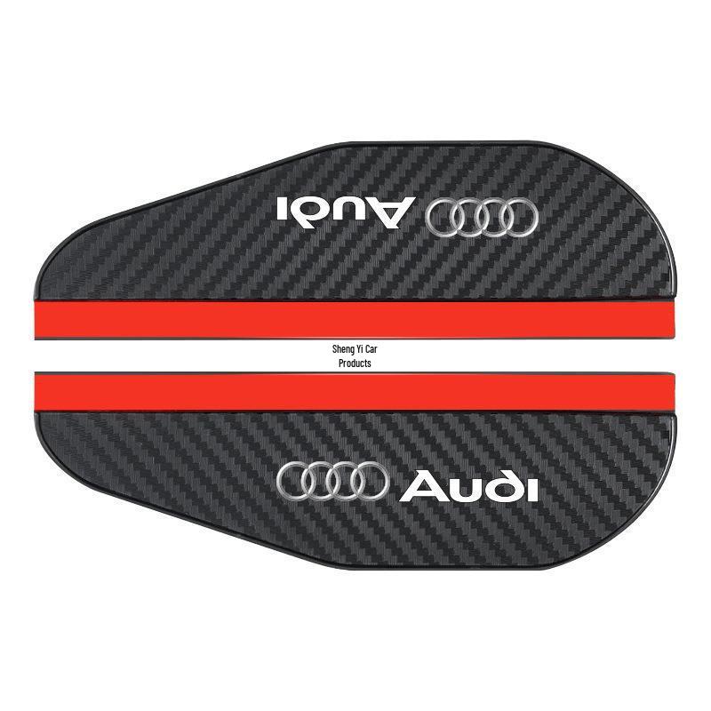 Carbon Fiber Pattern Rainproof Rearview Mirror Shield - Universal Fit