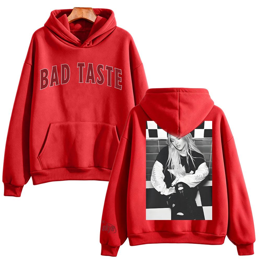 Freya Skye Bad Taste Photo Hoodie Unisex Vintage Graphic Print Long Sleeve Clothes Casual Streetwear Fan Gift Tops Sweatshirts